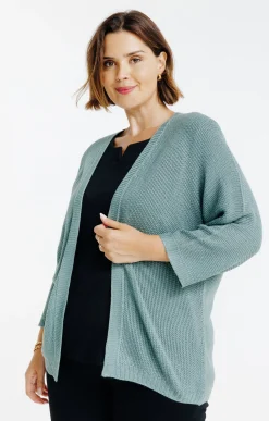 Cardigan avec fil lurex