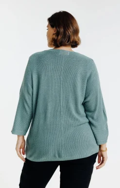 Cardigan avec fil lurex