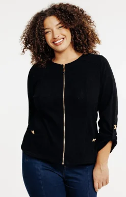 Cardigan zippé