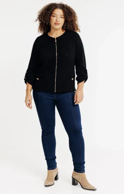 Cardigan zippé