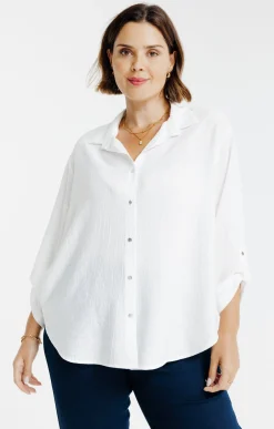 Chemise effet froissé