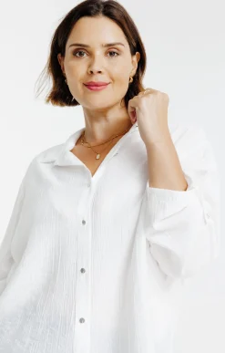 Chemise effet froissé