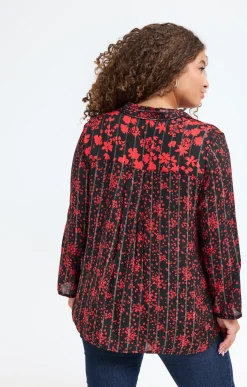 Chemise imprimée patch