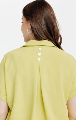 Chemise manches courtes unie