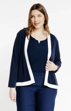 Gilet court ouvert