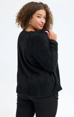 Gilet fluffy uni