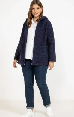 Manteau bi-matière