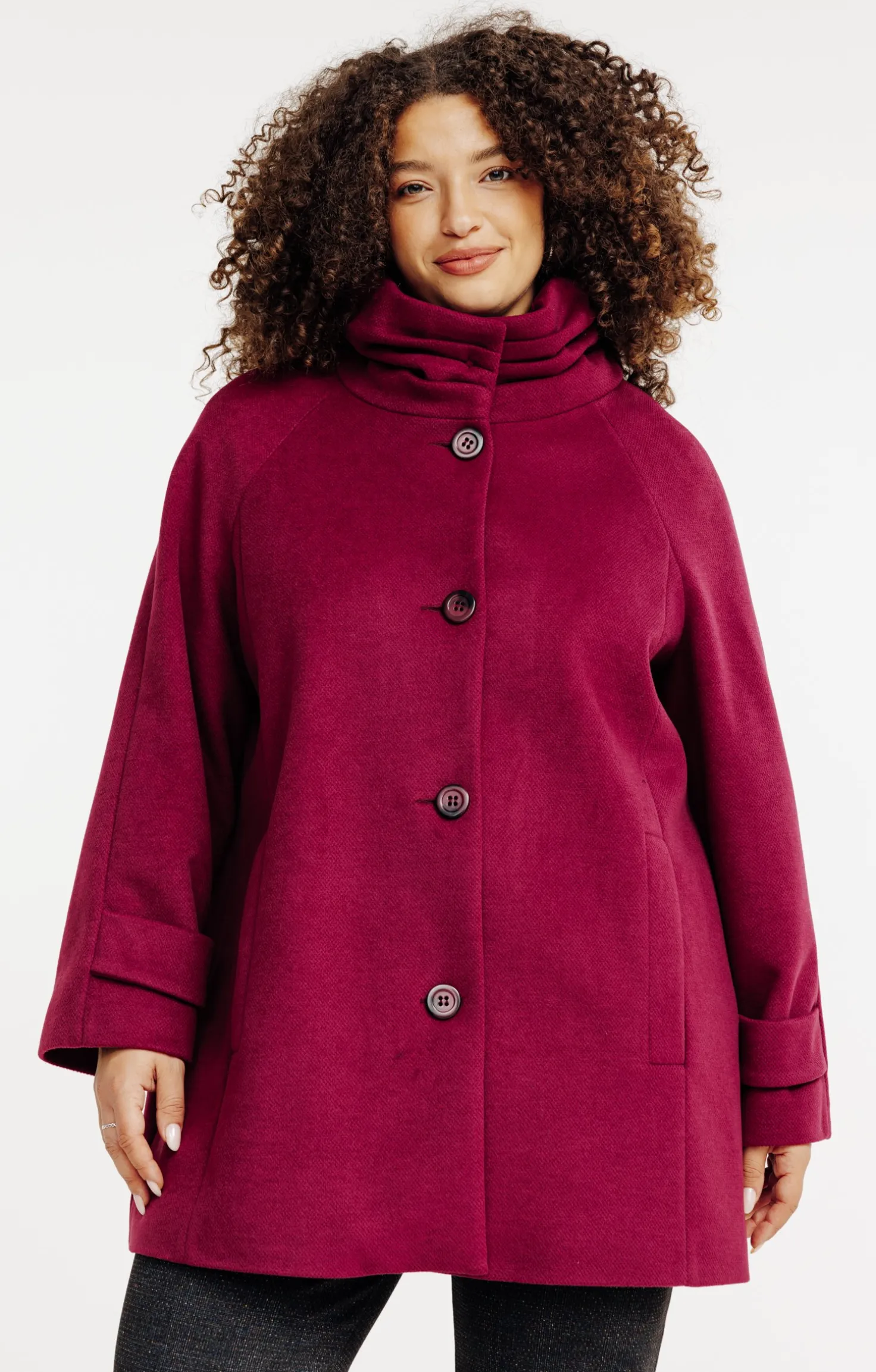 Manteau col boule