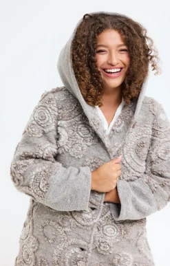 Manteau en lainage fantaisie