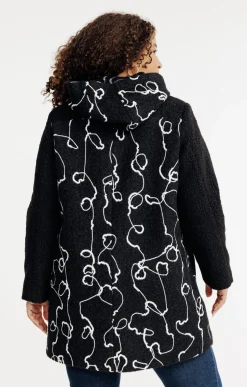 Manteau fantaisie en bouclette