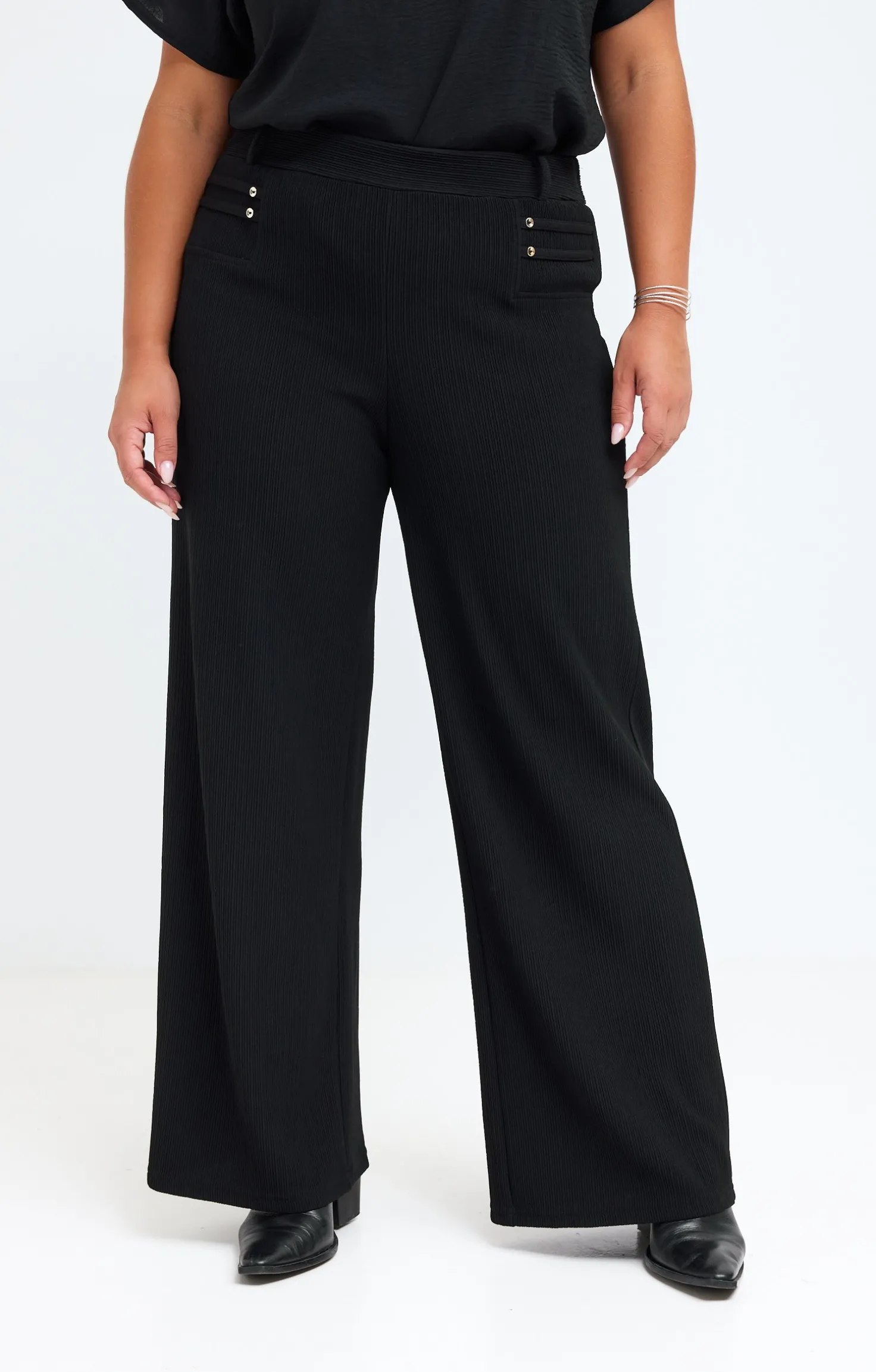 Pantalon à poches cavalières