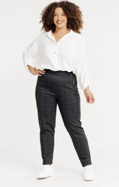 Pantalon de ville à carreaux
