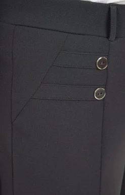 Pantalon droit avec boutons