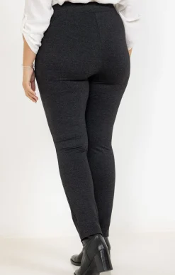 Pantalon en maille chinée
