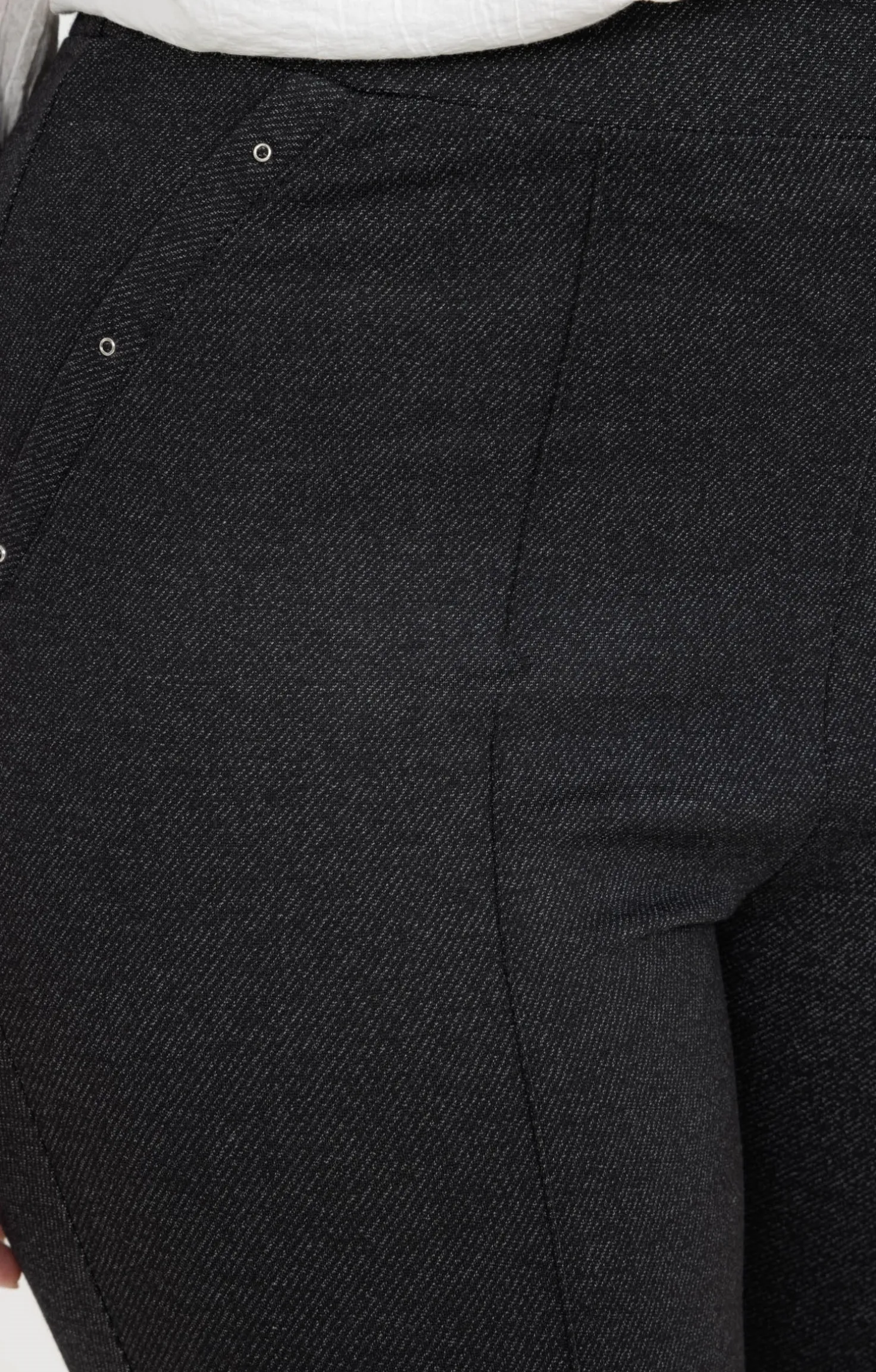 Pantalon en maille chinée