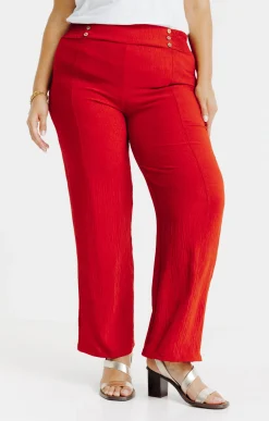 Pantalon large détail boutons coco