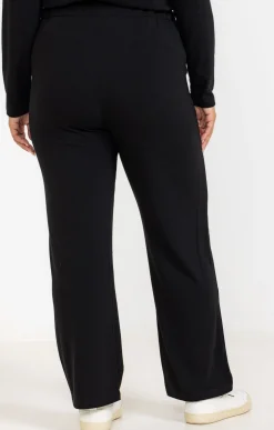 Pantalon large uni doux