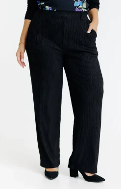 Pantalon maille froissée légère