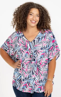 Ponchon encolure V avec collier