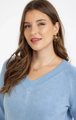 Pull avec fil fantaisie
