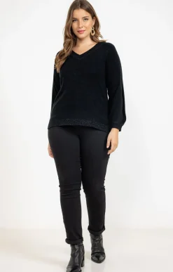 Pull avec fil fantaisie