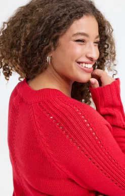 Pull col V avec poches