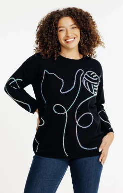 Pull graphisme chat