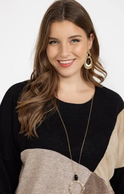 Pull patch avec collier
