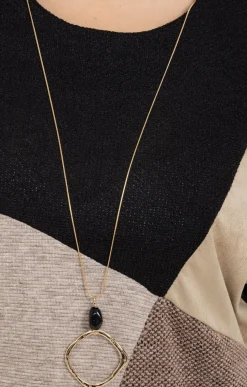 Pull patch avec collier