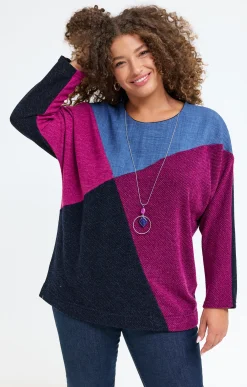 Pull patch avec collier