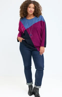 Pull patch avec collier