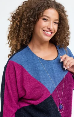 Pull patch avec collier