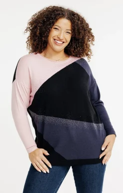 Pull patch avec strass