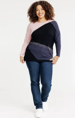 Pull patch avec strass