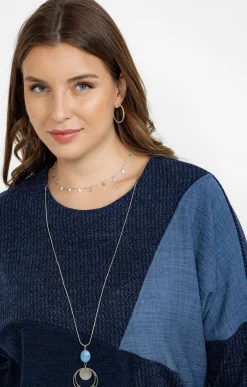 Pull patch en jean