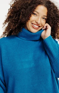 Pull uni col montant
