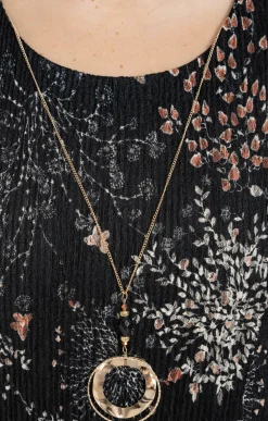 Robe imprimée plissée