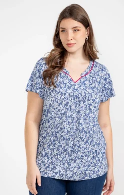Tee-shirt à imprimé fleurs