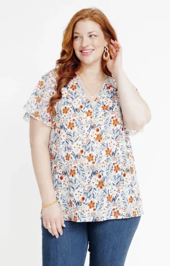 Tee-shirt à imprimé floral