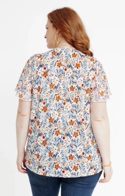 Tee-shirt à imprimé floral