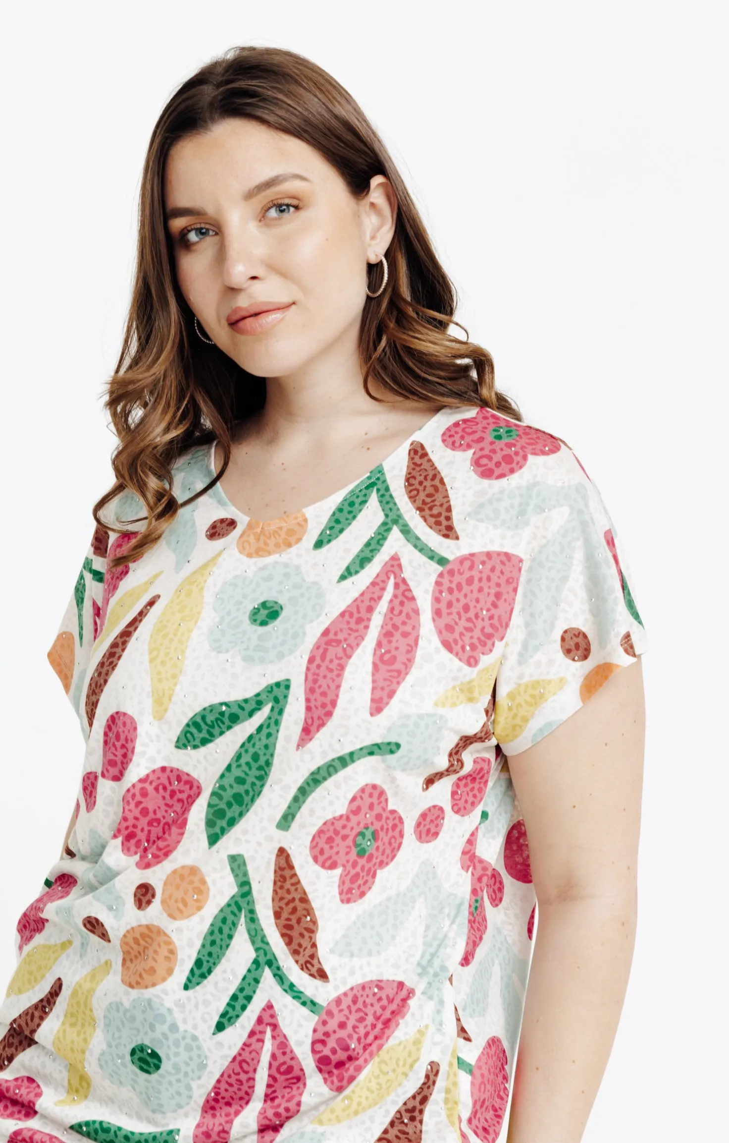 Tee-shirt à imprimé floral