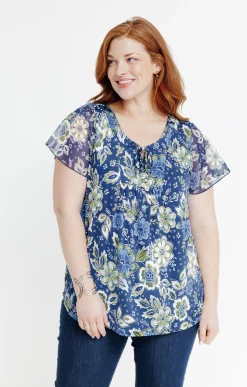 Tee-shirt à imprimé floral