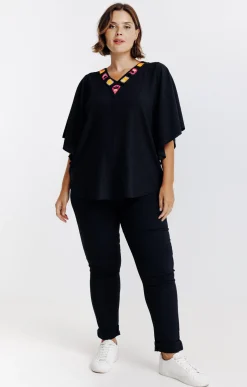 Tee-shirt forme poncho