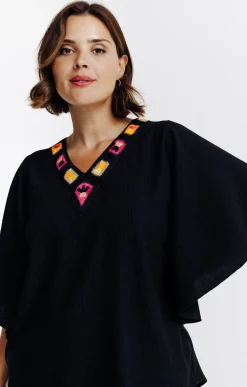 Tee-shirt forme poncho