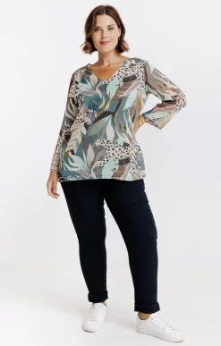 Tee-shirt imprimé avec lurex