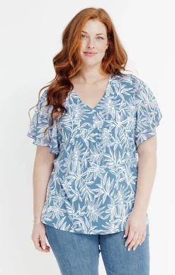 Tee-shirt imprimé bicolore