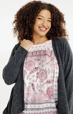 Tee-shirt imprimé 2-en-1 avec gilet