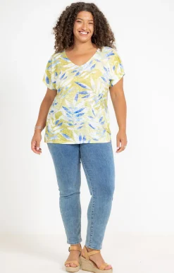 Tee-shirt imprimé feuillage