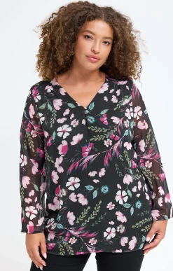 Tee-shirt imprimé fleuri