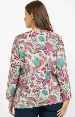 Tee-shirt maille chaude imprimé